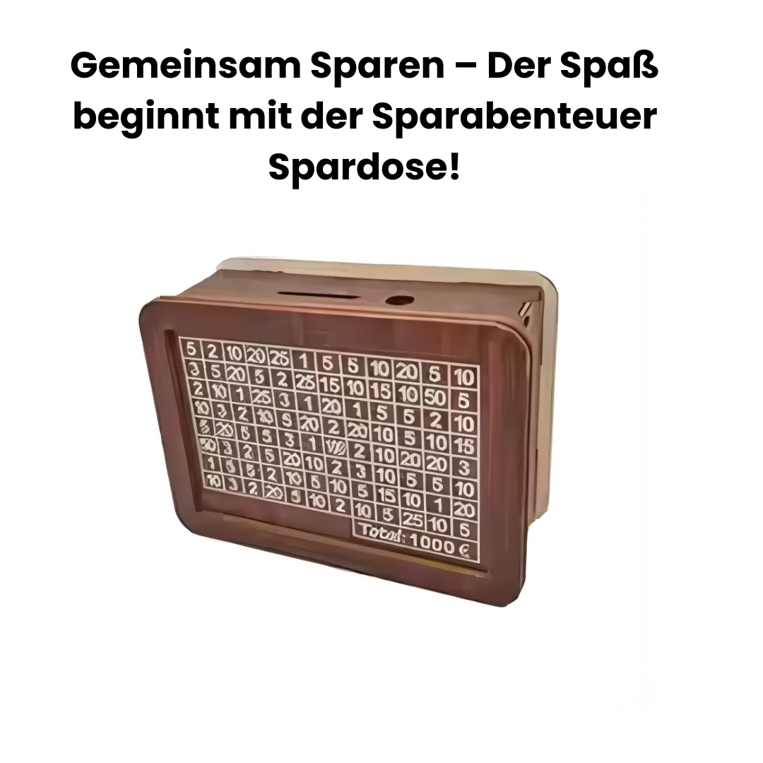 Sparabenteuer: Die interaktive Holzspardose für die ganze Familie