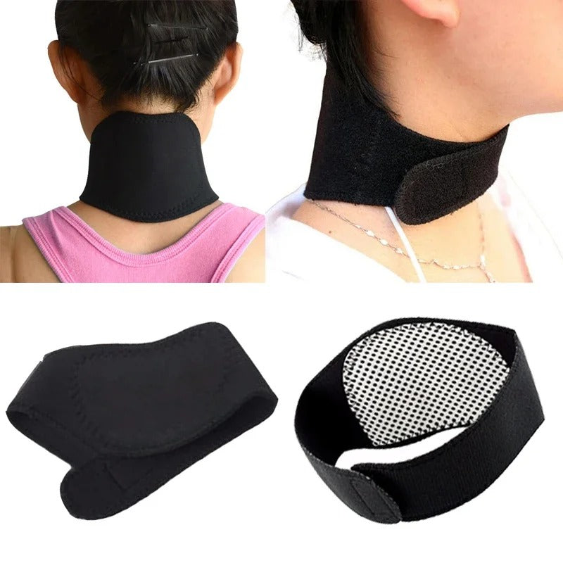 MagnetCure Magnetische Premium Nackenbandage - Schmerzlinderung & Entspannung durch Wärme & Therapie
