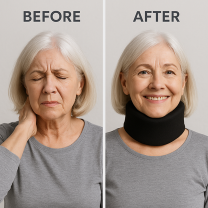 MagnetCure Magnetische Premium Nackenbandage - Schmerzlinderung & Entspannung durch Wärme & Therapie