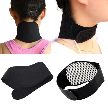 MagnetCure Magnetische Premium Nackenbandage - Schmerzlinderung & Entspannung durch Wärme & Therapie